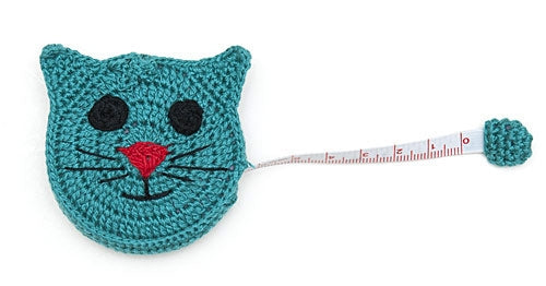 Paradise Crochet Tape Measure cat