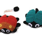 Paradise Crochet Tape Measure beetles