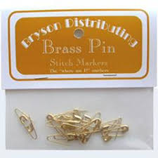 Bryson Brass Pin Stitch Markers