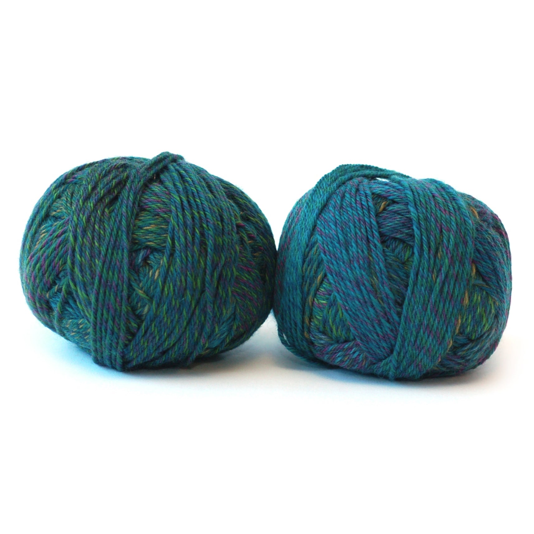 Schoppel-Wolle Edition 3 wool yarn color blues and greens