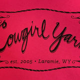 Cowgirl Yarn T-Shirt Short Sleeve Crew neck