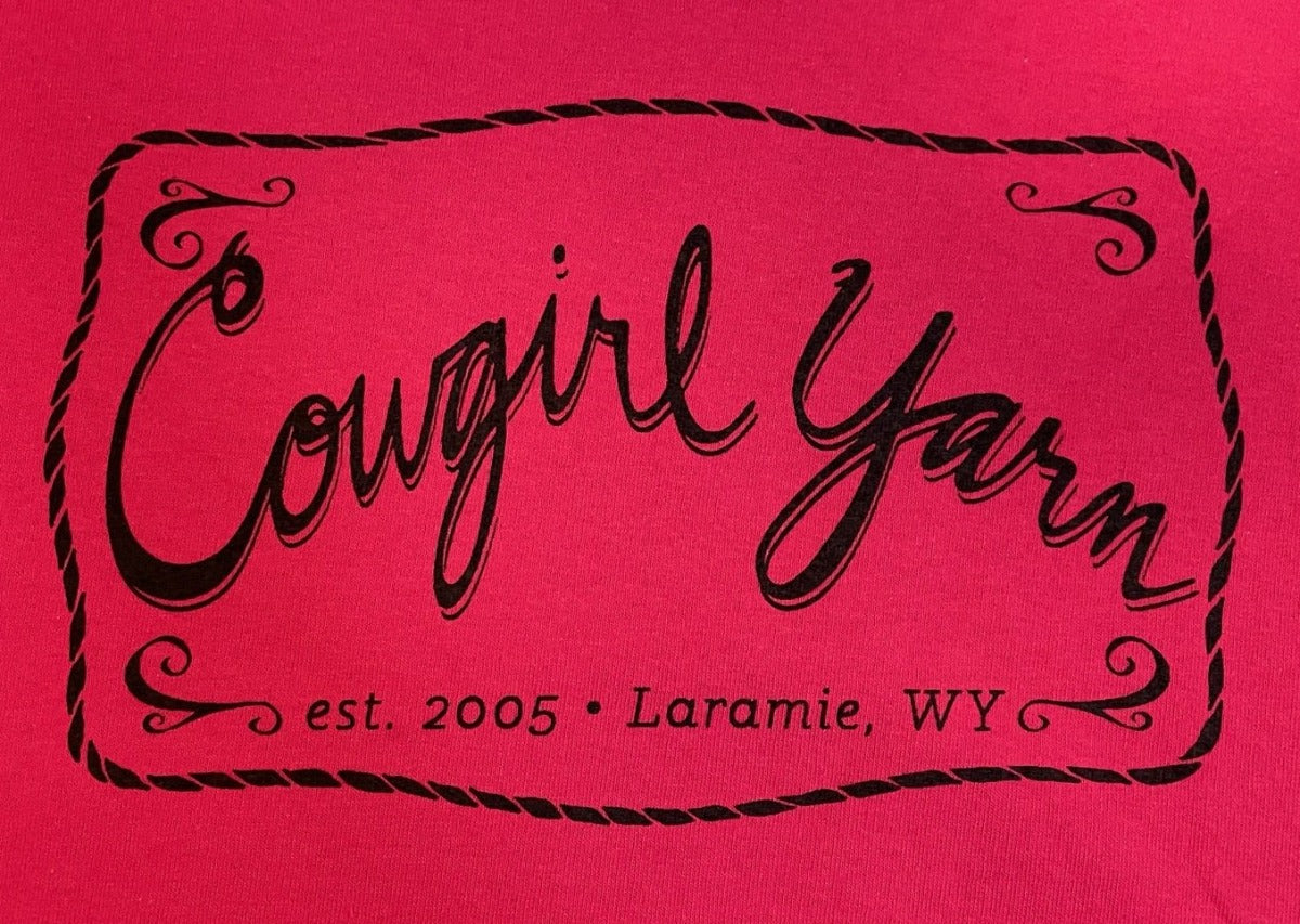 Cowgirl Yarn T-Shirt Short Sleeve Crew neck