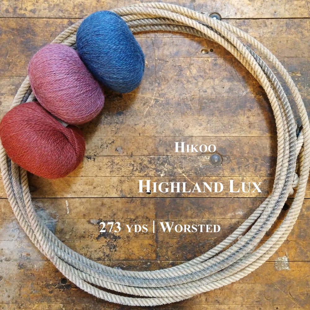 HiKoo Highland Lux yarn