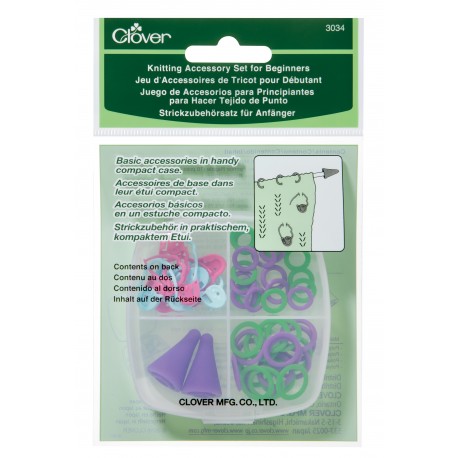 Clover Knitting Accessory Set for Beginners