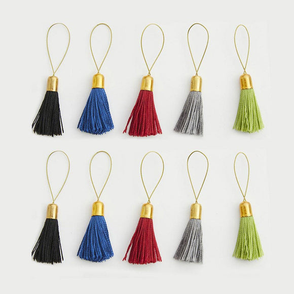 Lantern Moon tassel Stitch Markers