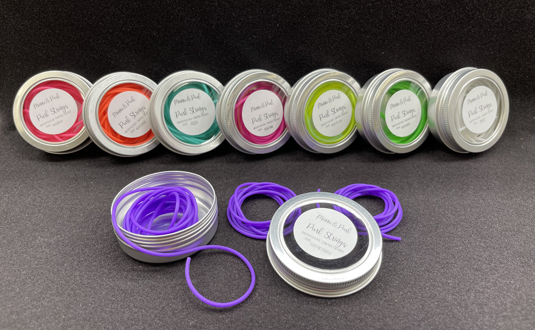 An assortment of Purl String canisters
