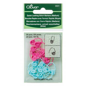 Clover Quick Locking Markers Medium