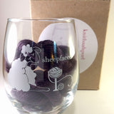 Knitbaahpurl Wine Glass sheepfaced