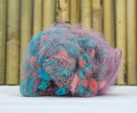 Coloured Silk Throwsters Waste