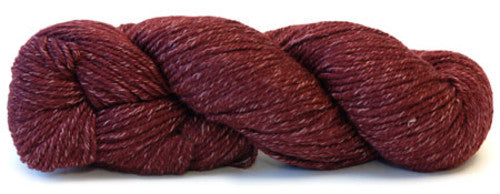 A photo of a marron hank of Simplinatural yarn.