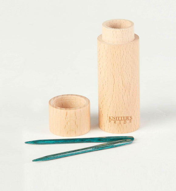Mindful Collection Teal Wooden Darning Needles
