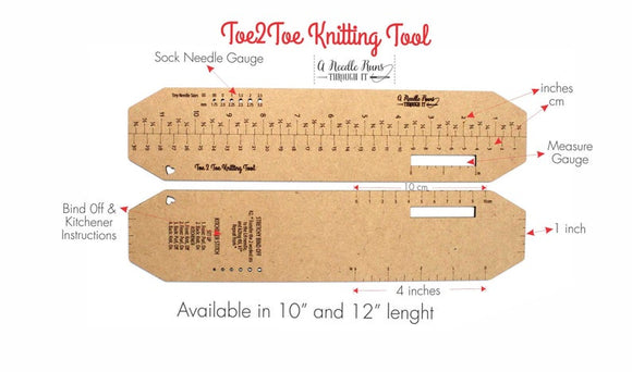 Toe2Toe Sock Knitting Tool