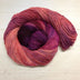 Skein of Truth Teller, a rose/magenta/peach yarn