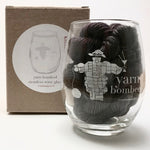 Knitbaahpurl Wine Glass yarnbombed